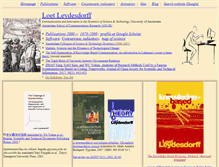 Tablet Screenshot of leydesdorff.net